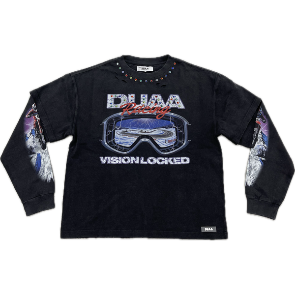 DUAA Focused L/S Tee "Charcoal"