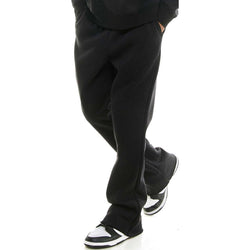 KDNK Rhinestone Flare Sweatpants  "Black"