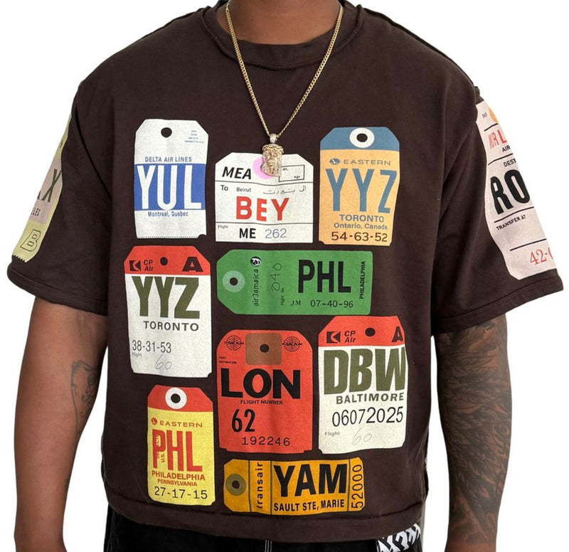 Faith+Figures See You Soon Tee "Chocolate"