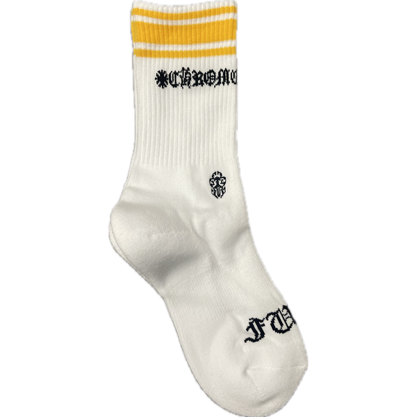 Chrome Hearts Striped Socks "Marigold"