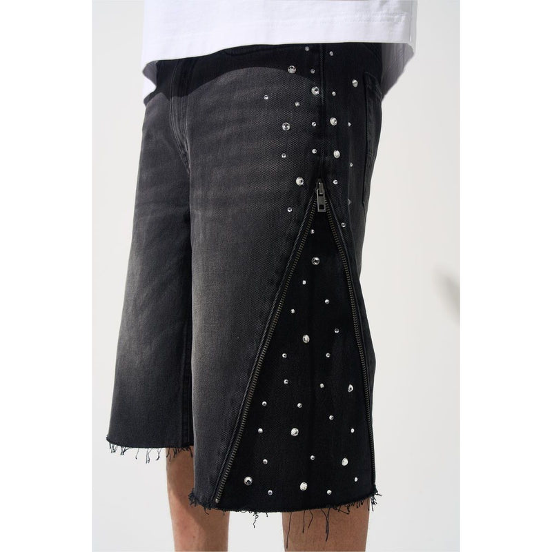 SERENEDE Jean Shorts "Obsidian”