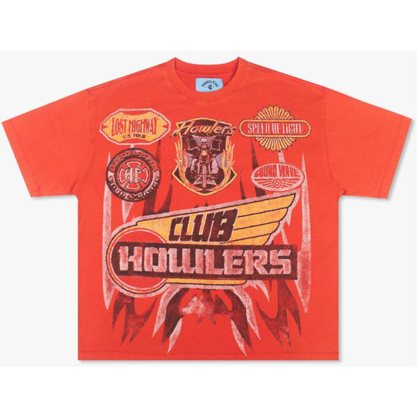 Howlers Club Speed of Light Tee "Red"