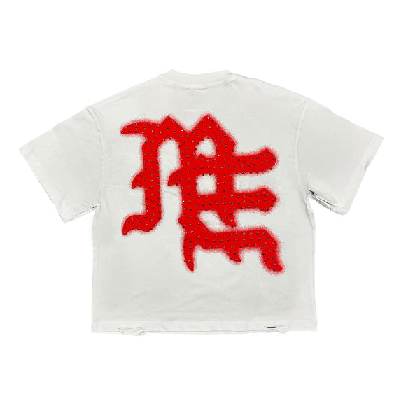 Mixed Emotion END Tee "White/Red"