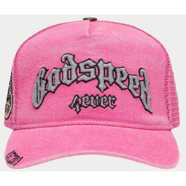 Godspeed Forever Trucker Hat "Pink"