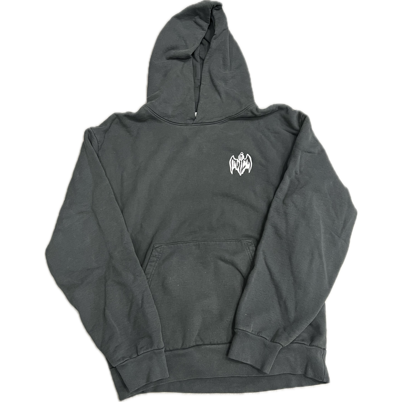 Warren Lotas Horseman Hoodie “Washed Black”