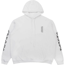 Chrome Hearts Vertical Logo Hoodie “White”