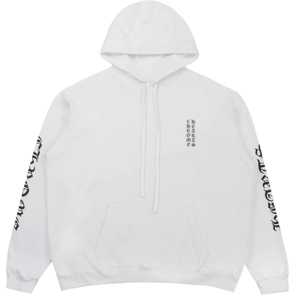 Chrome Hearts Vertical Logo Hoodie “White”