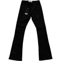 Roar Denim Stone Stacked Jeans "Black"
