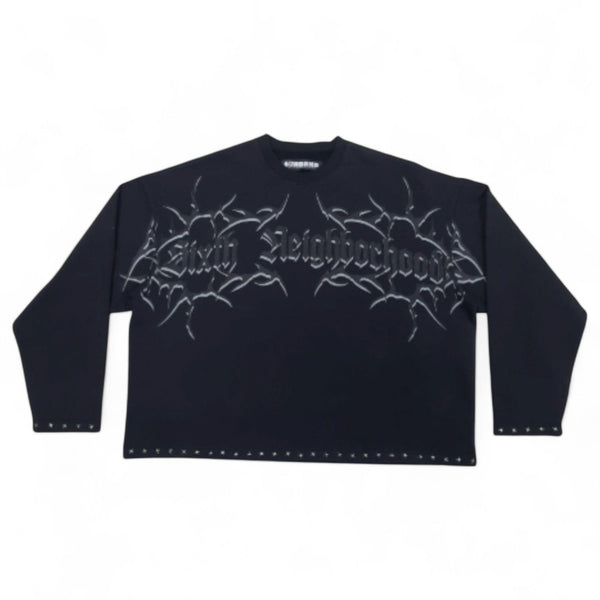 6TH NBRHD Vastolorde Crewneck "Black"