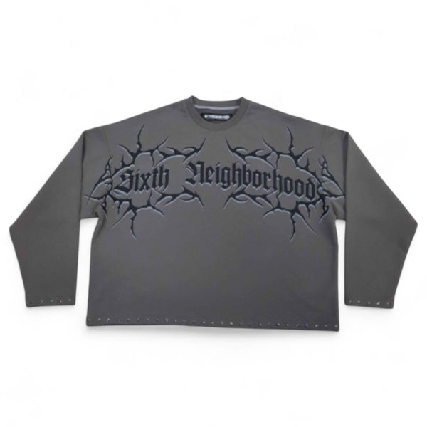 6TH NBRHD Vastolorde Crewneck "Grey"