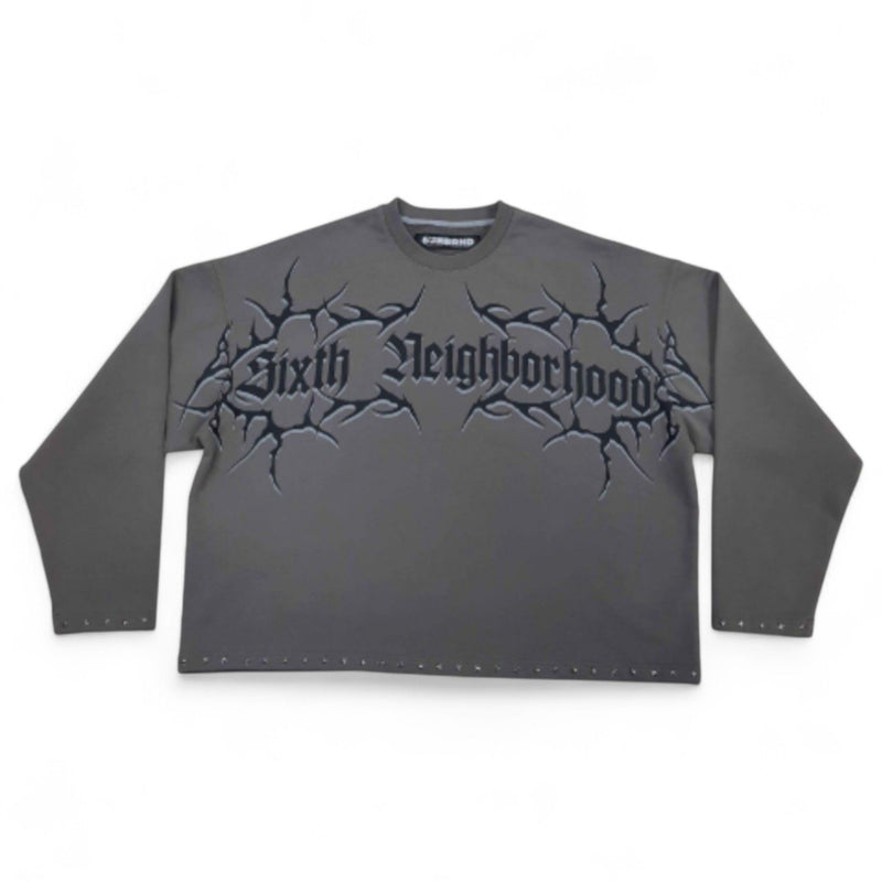 6TH NBRHD Vastolorde Crewneck "Grey"