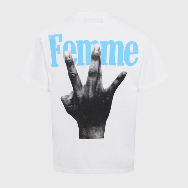 Homme Femme Twisted Fingers "White/Baby Blue"