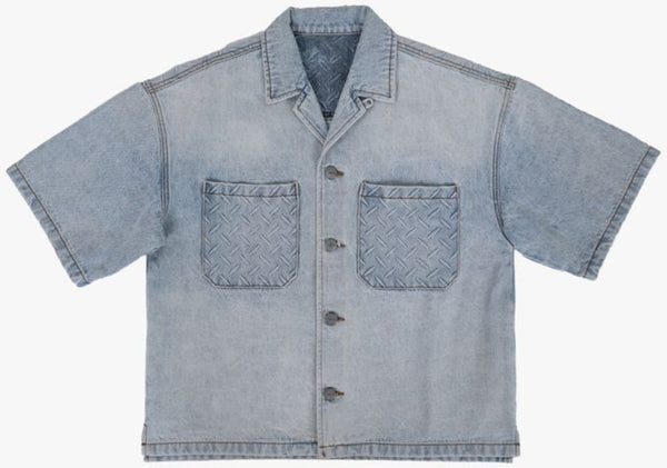 EPTM Steeler Button Up Tee "Blue"