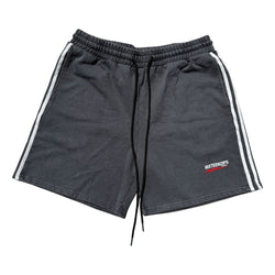 6IXTEEN Zips Exotic Cannabis Club Shorts “Acid Wash”