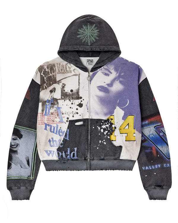 Vale Noise Zip Up Hoodie