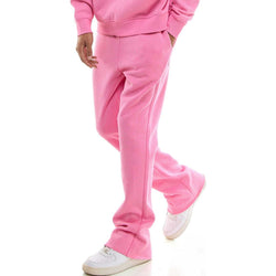 KDNK Rhinestone Flare Sweatpants  "Pink"