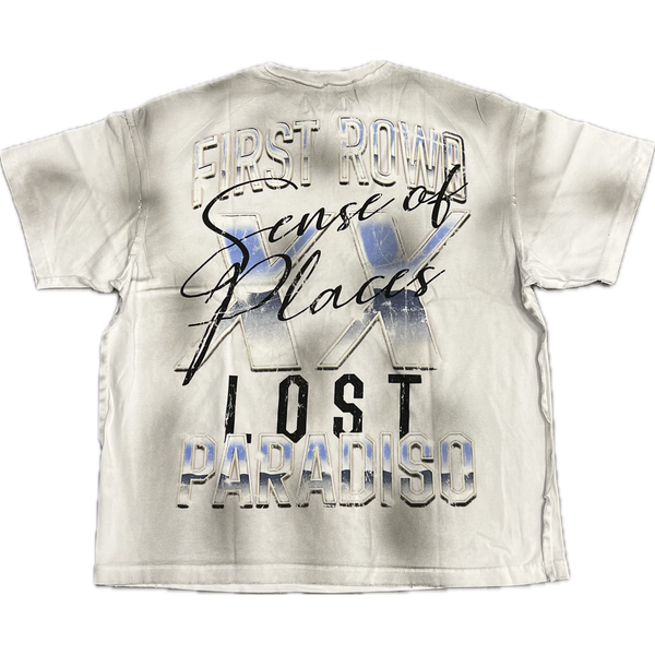 First Row Island Tee "White"