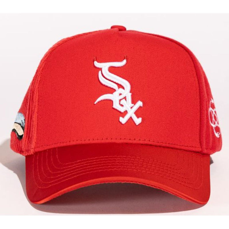 Reference Bullsox Snapback Hat "Red"