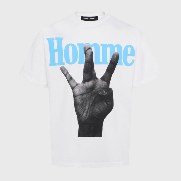 Homme Femme Twisted Fingers "White/Baby Blue"
