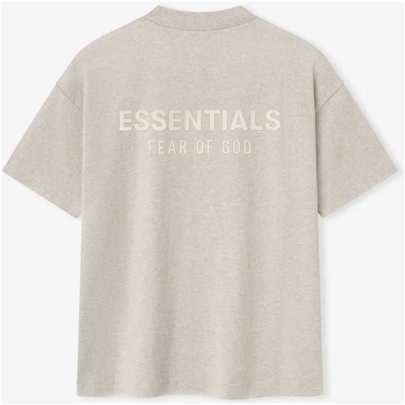 Fear of God Essentials Classic Tee "Heather Stone"