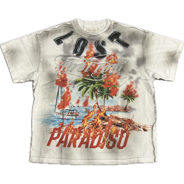 First Row Island Tee "White"