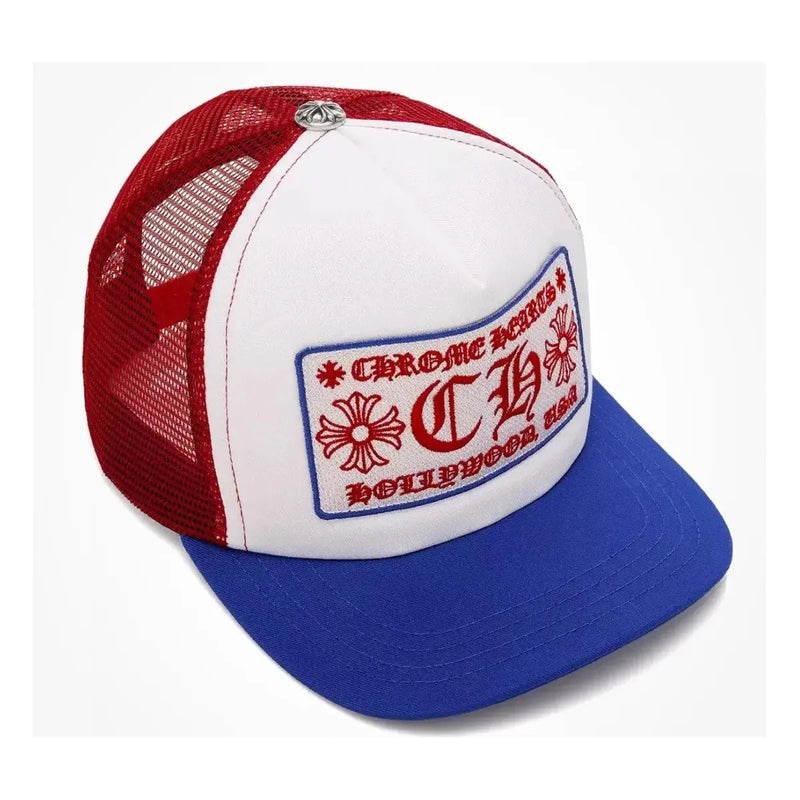 Chrome Hearts Trucker Hat “Red/White/Blue”