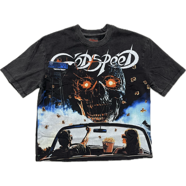 Godspeed Drive-In Tee "Black Wash"