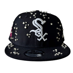 Retrovert Embellished NY Hat "Black"