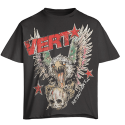 Retrovert Falcon Skull Tee "Red"