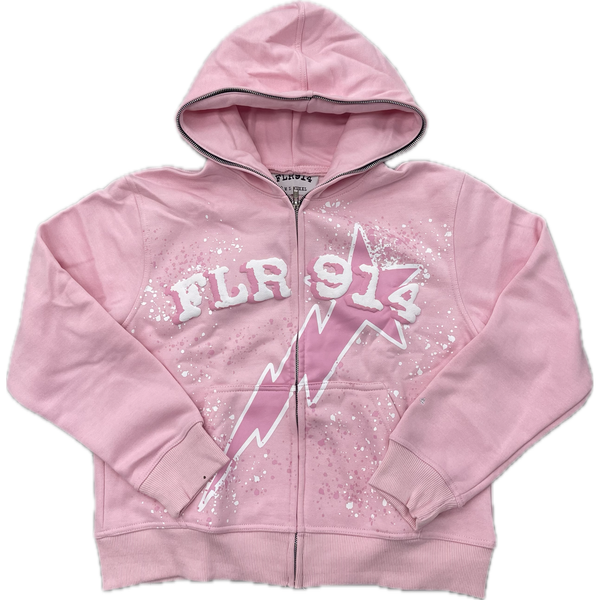 Floor914 V2 All Star Hoodie “Pink"
