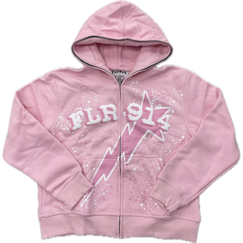 Floor914 V2 All Star Hoodie “Pink"