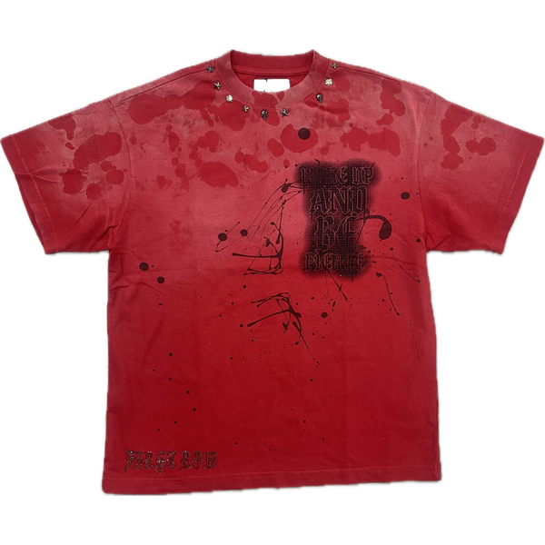 First Row Wake Up & Be Fierce Tee “Red”