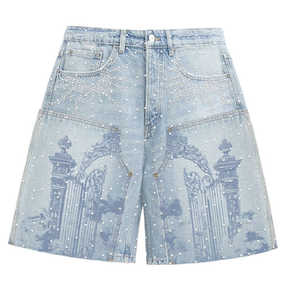 Campus Goods Kingdom Jean Shorts "Blue"