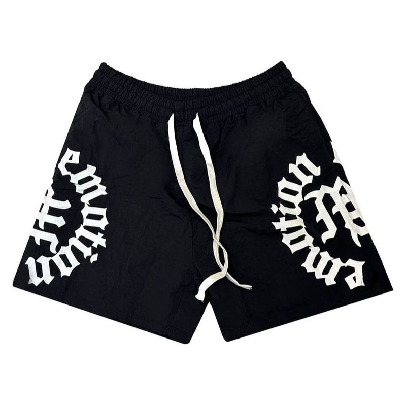 Mixed Emotion Circle Shorts “Black”