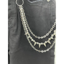 Punk Spiked Pocket Chain