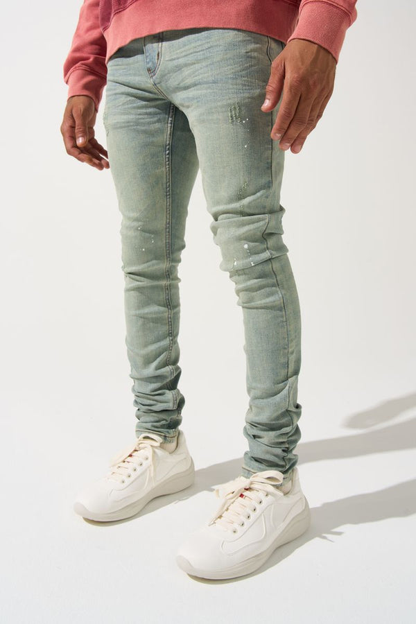 SERENEDE Aura Skinny Jeans "Vintage Splatter”