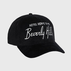 Homme Femme Hotel Corduroy Hat “Black”
