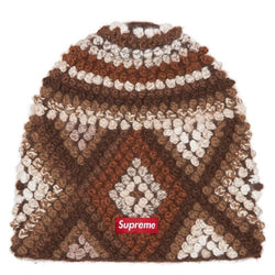 Supreme Textured Knit Beanie “Brown”