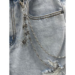 Silver Spider Pocket Chain