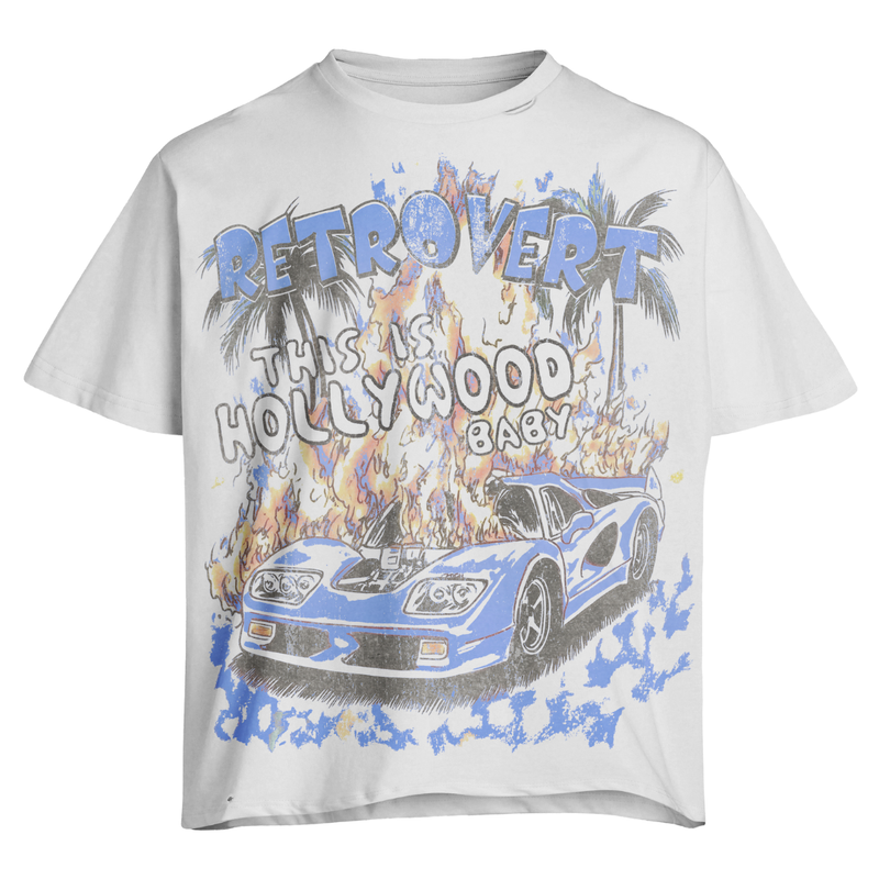 Retrovert Hollywood Tee "Blue"