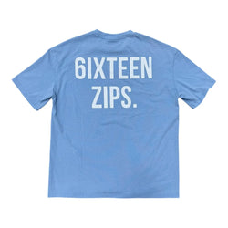 6ixteen Zips Universal Language Tee "Blue"