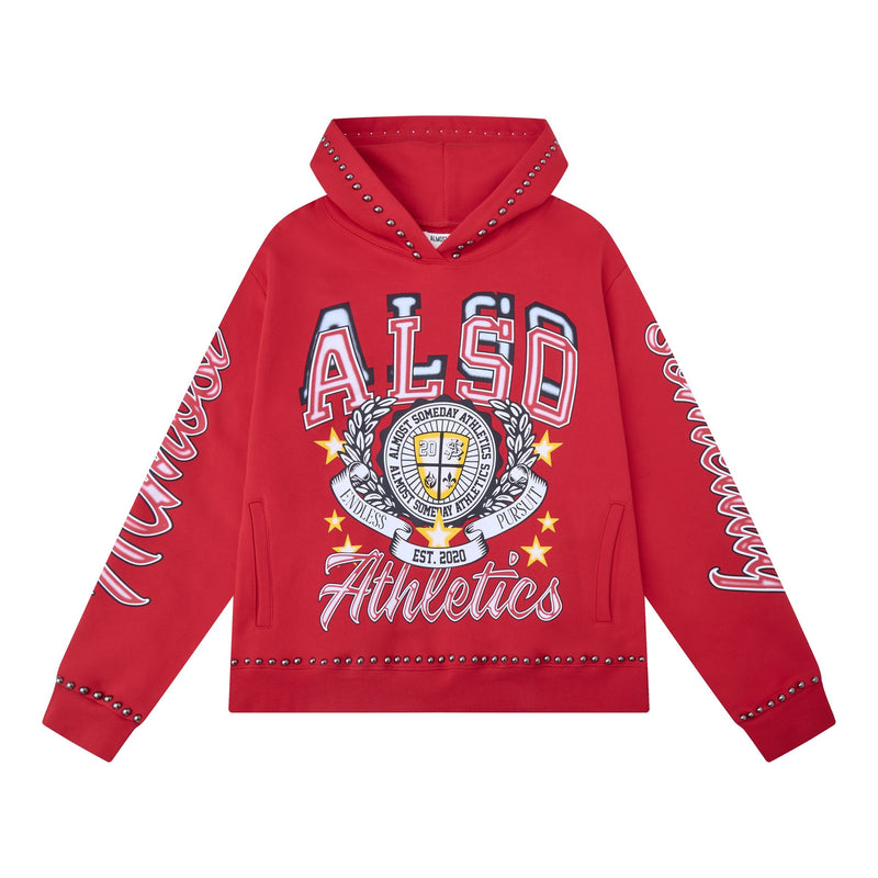 Almost Someday Athletics Hoodie "Red"
