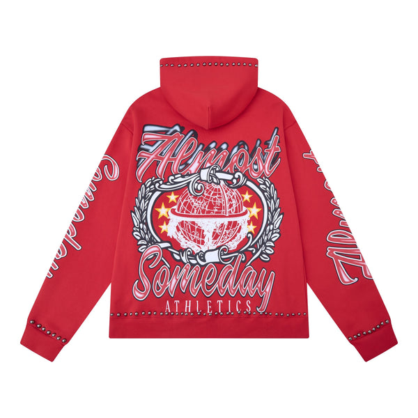 Almost Someday Athletics Hoodie "Red"