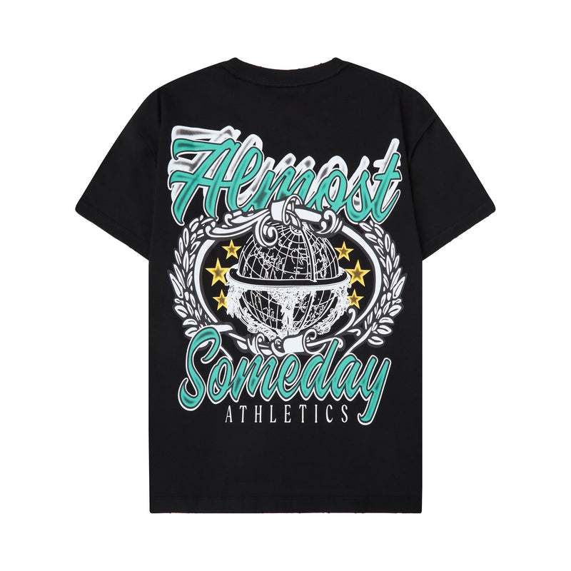 Almost Someday Athletics Tee "Black"
