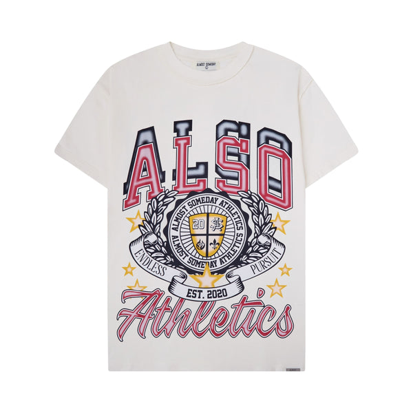 Almost Someday Athletics Tee "Cream"