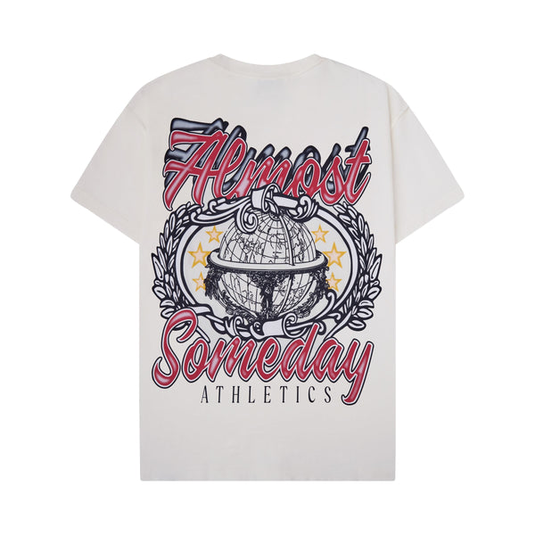 Almost Someday Athletics Tee "Cream"