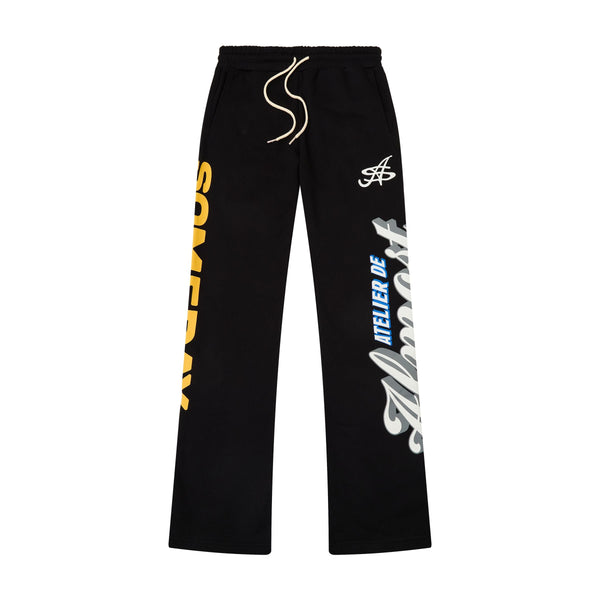 Almost Someday Atelier Flare Sweatpants "Black"