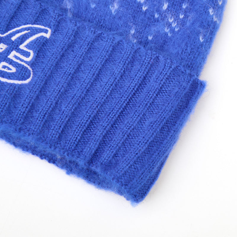 Almost Someday Mohair Beanie "Blue"