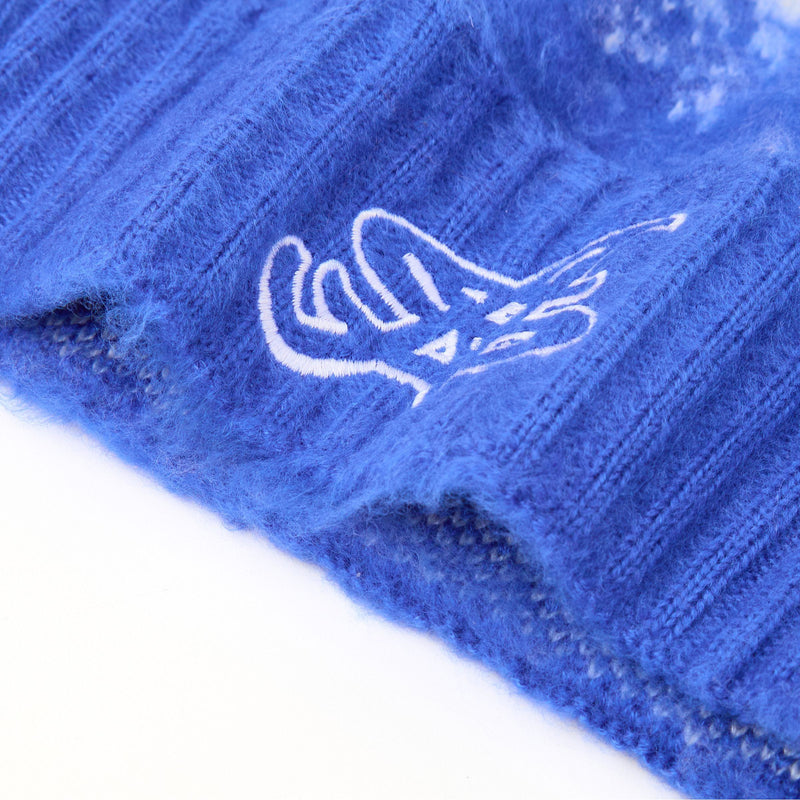 Almost Someday Mohair Beanie "Blue"