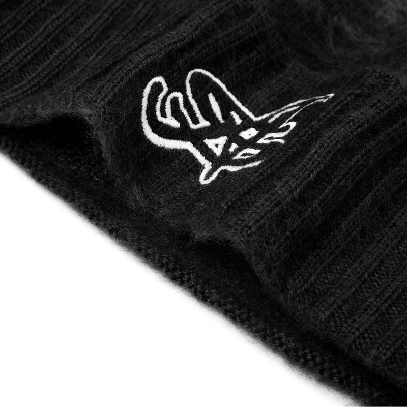 Almost Someday Mohair Beanie "Black"